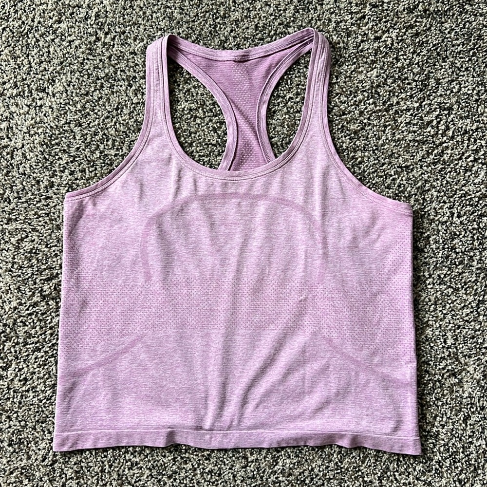 Lululemon Heathered Purple Swiftly Tank 12